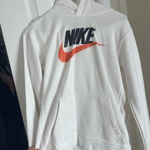 White Nike hoodie